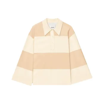 NANUSHKA SS24 Polo Shirt Women's Eggshell Color