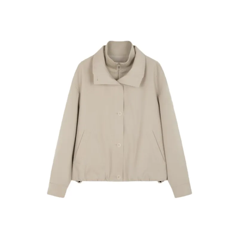 IHIMI Jacket Women's Light Tea Brown-0