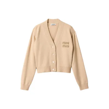 MIU MIU Cashmere Sweater Women's Light Yellow