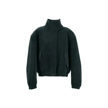 YOEYYOU Jackets Coats Women's Deep Sea Blue