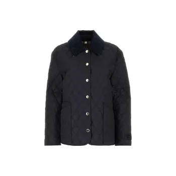 Burberry Buttoned Quilted Jacket