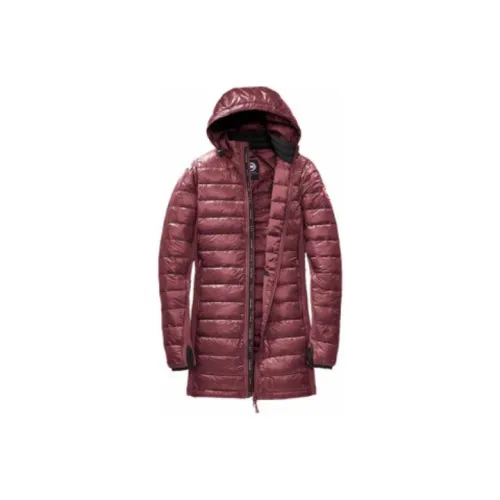 Canada Goose HyBridge Series Down Jackets Women's Burgundy