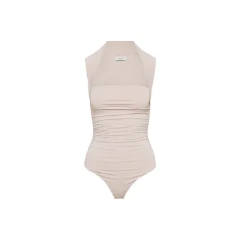 ARITZIA Aritzia Contour Flourish Bodysuit Bodysuits Women's Bow Pink/Bowknot Pink