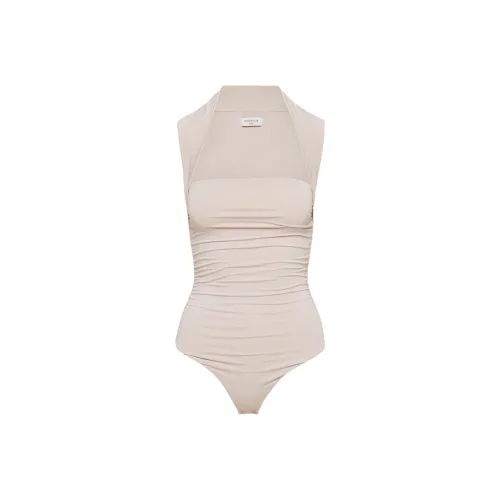 ARITZIA Aritzia Contour Flourish Bodysuit Bodysuits Women's Bow Pink/Bowknot Pink