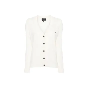 A.P.C V neck Cotton Cardigan