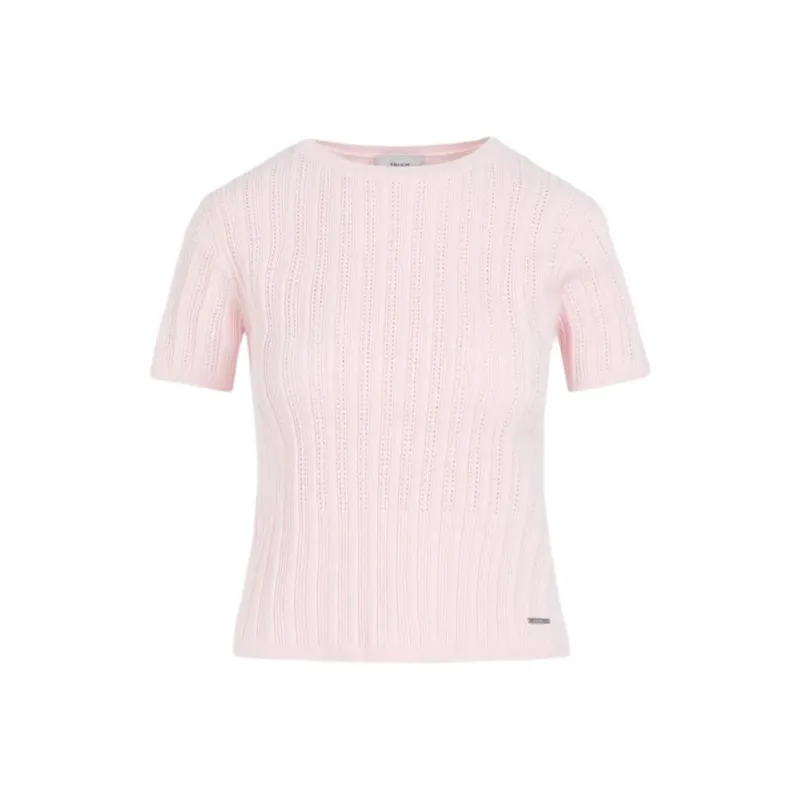 Erdem Short-sleeve Pointelle-knitted Top-0