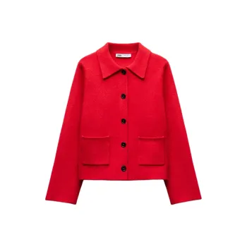 ZARA Jackets Women's Red