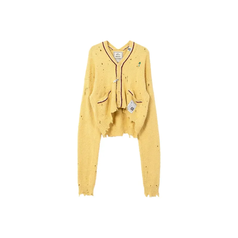 Maison Mihara Yasuhiro SS25 Knitwear Women's Yellow-0