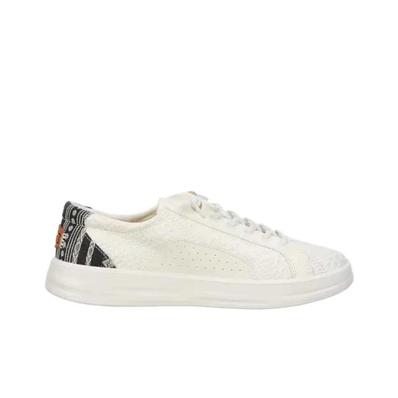 Heydude Karina Low Top Canvas Shoes Women's White-1