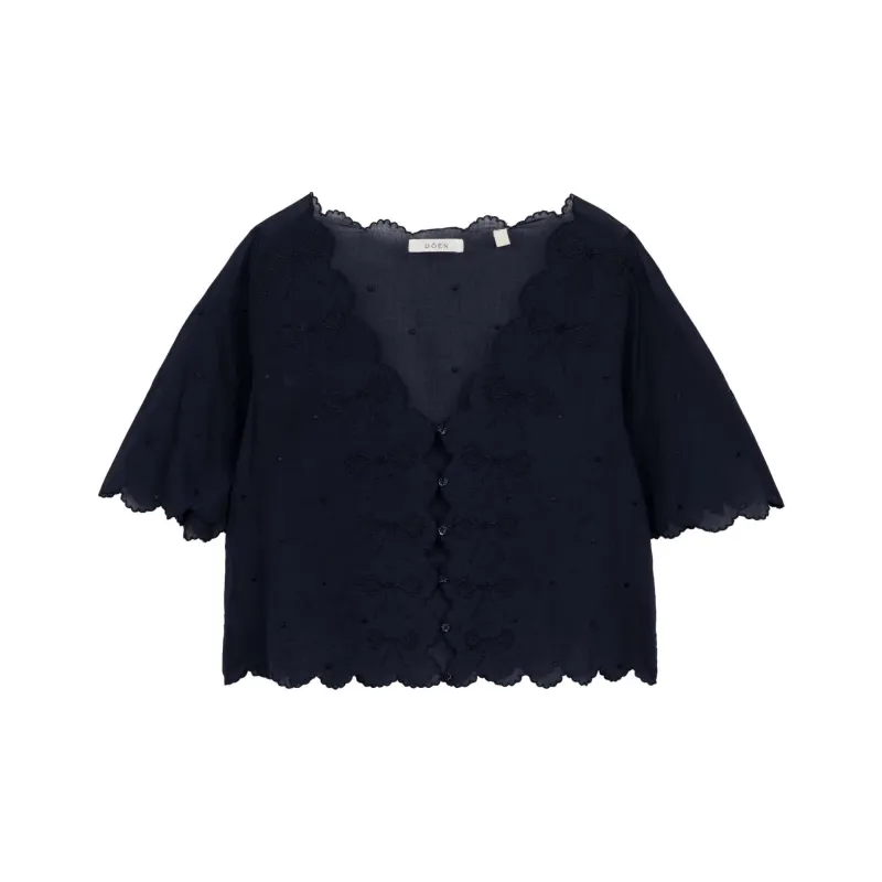 DOEN KACY TOP Shirt Women's Marine Blue-0
