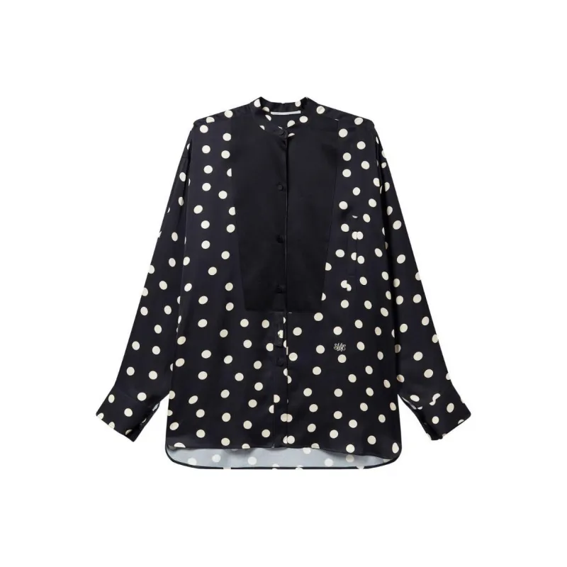 Stella McCartney Polka Dot Drop Shoulder Blouse-0