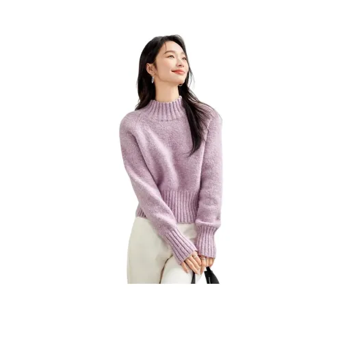 La Chapelle Knitwear Women's Iris Purple