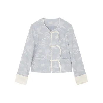 IHIMI Jackets & Coats Women's Misty Blue