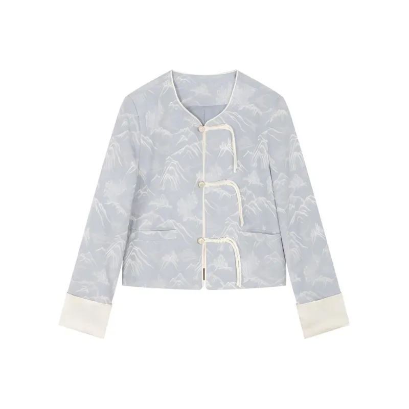 IHIMI Jackets & Coats Women's Misty Blue-0