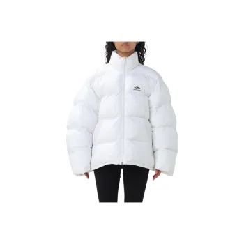Balenciaga Logo Printed Puffer Jacket