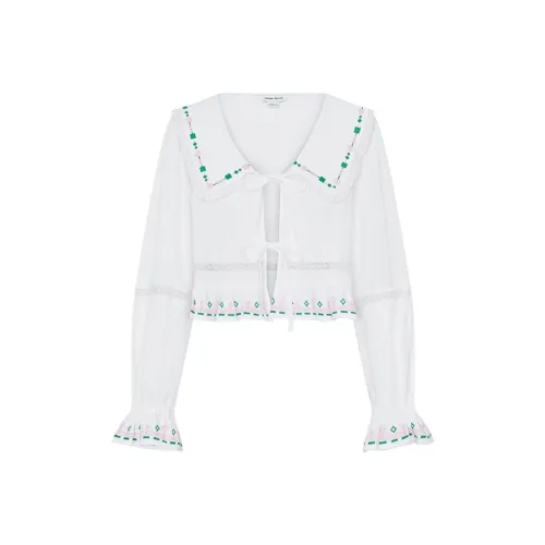 URBAN REVIVO Shirts Women's White