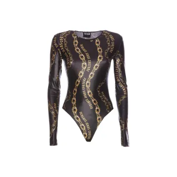 VERSACE JEANS COUTURE Chain Couture print Bodysuit