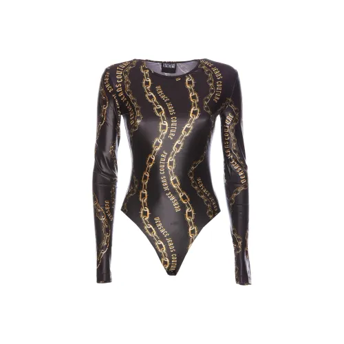 VERSACE JEANS COUTURE SS24 Jackets & Coats Womens Pink And Gold