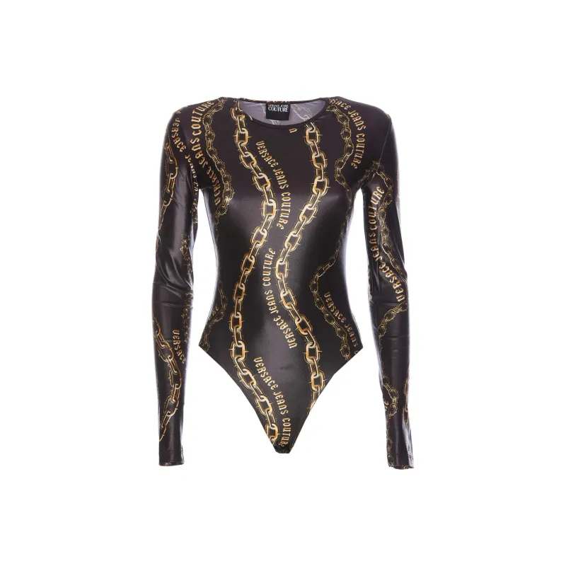 VERSACE JEANS COUTURE Chain Couture print Bodysuit-0