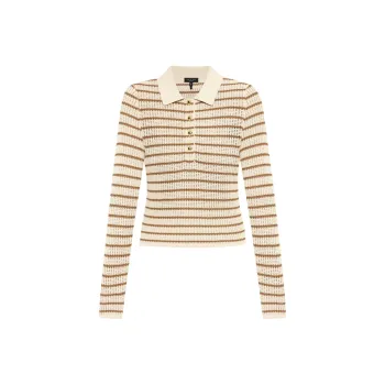 RAG&BONE The Knit Rib Polo Top