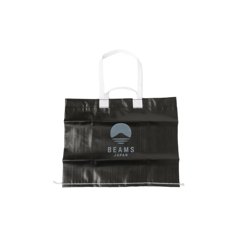 Beams Polypropylene One Shoulder Handbag Tubas Men's Black-0