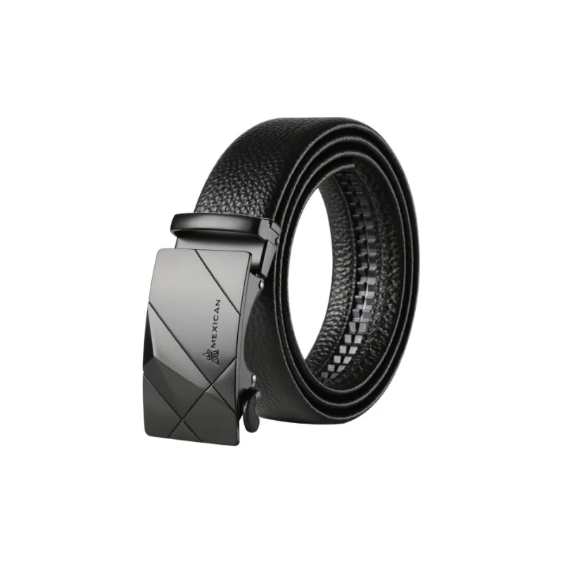 MEXICAN Top Grain Cow Leather Belts Men's 3.5cm-4