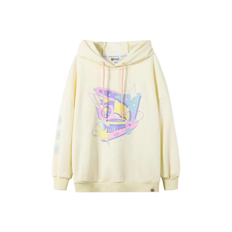 B.Duck Sweatshirts Women's Ecru Fleece Lined-0