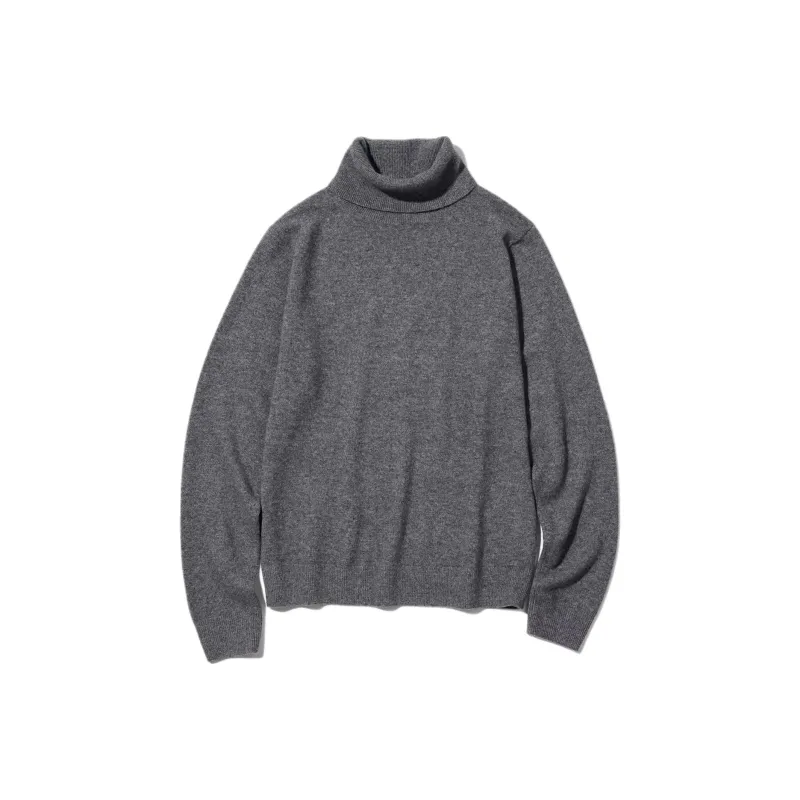 UNIQLO Cashmere Sweater Women's Asphalt Gray-0
