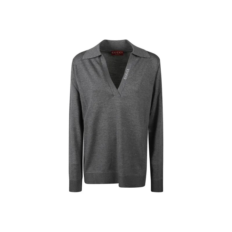 GUCCI Polo Shirts Women's Gray-0