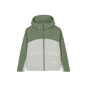 Anta x National Geographic Jackets Coats Women's Stone Green/Jade Gray