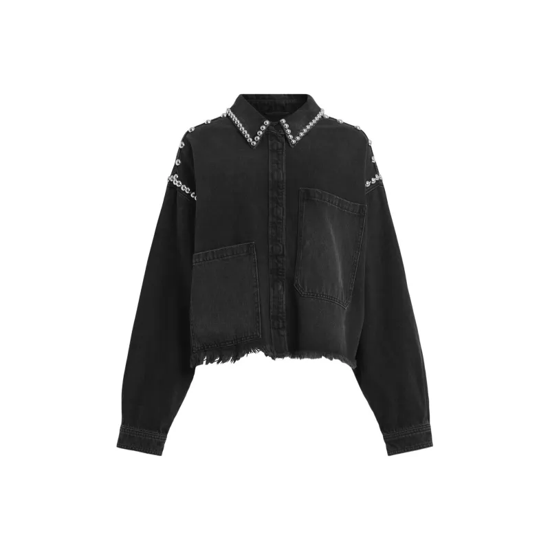 ALLSAINTS Jackets Coats Women's Washed Black-0