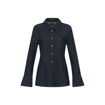 URBAN REVIVO Shirt Women's Blue