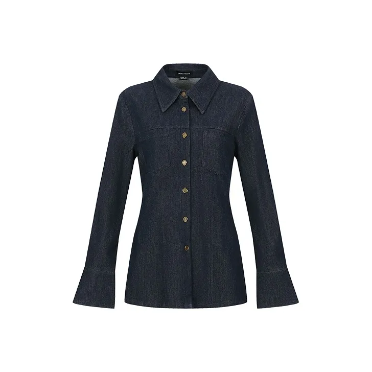 URBAN REVIVO Shirt Women's Blue-0