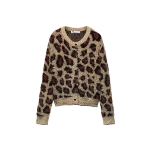 ZARA Knitwear Women's Leopard Print
