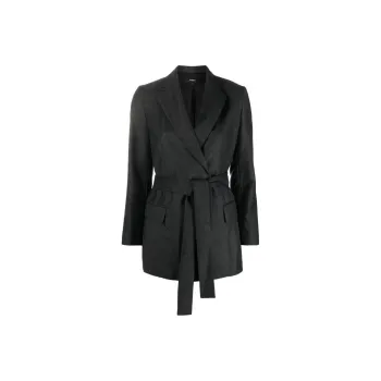 THEORY Jackets Women's Charcoal Gray