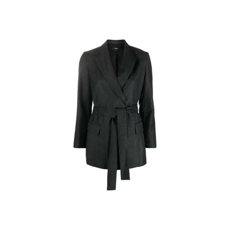 THEORY Jackets Women's Charcoal Gray-0