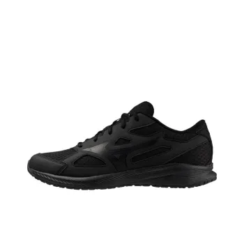 Mizuno Cushioning Slip Resistant Low Top Casual Running Shoes Unisex Black