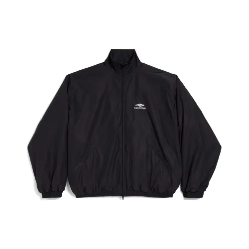 Balenciaga Jackets & Coats Loose Fit Women's Black