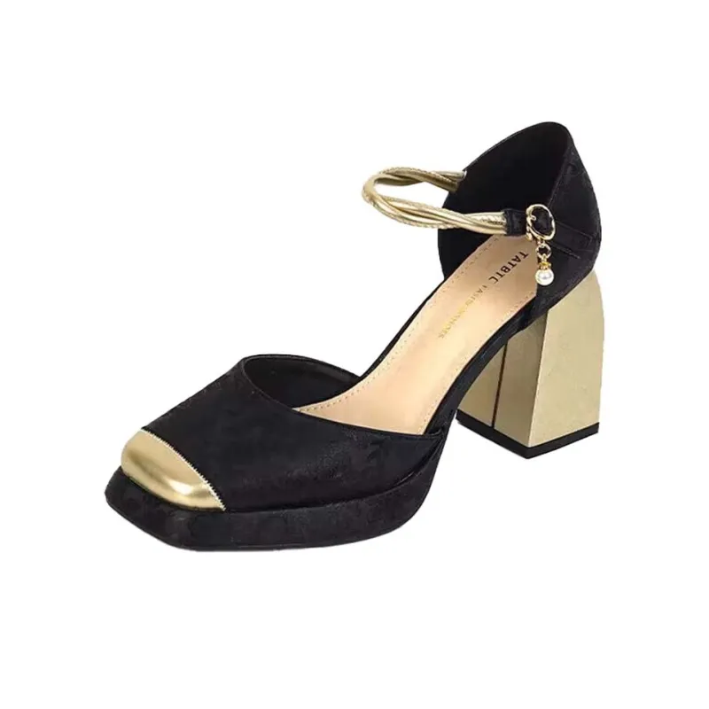 Xingdiman Chunky Heel High Heels Women's-0