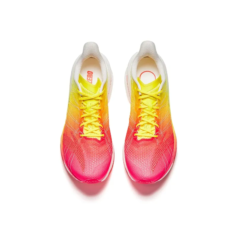 Anta Mach 4Pro V2 Anti Slip Wear Resistant Low Top Casual Running Shoes Men's Red Yellow White-2