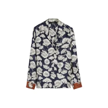 WEEKEND MaxMara All-Over Floral Patterned Pyjama Shirt