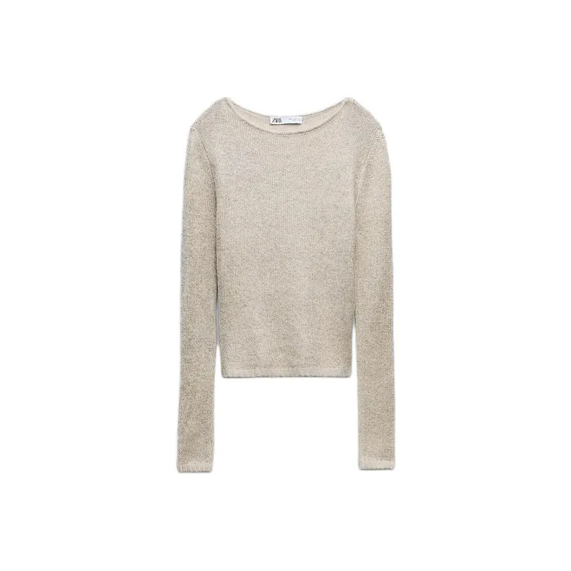 ZARA Knitwear Women's Gold-0