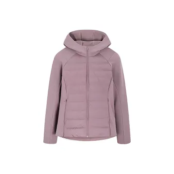 ANTA Running Collection Down Jackets Women's Dusty Purple Gray