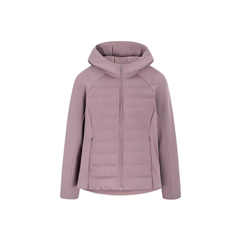 ANTA Running Collection Down Jackets Women's Dusty Purple Gray-0