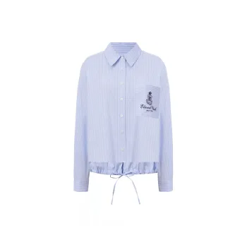 E.land Shirt Women's Blue 50Blue