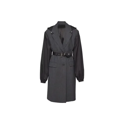 PRADA Jackets Women's Slate Gray