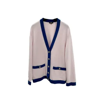 CHANEL Cashmere Sweater Women's Pink