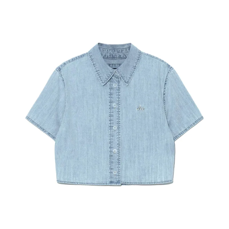 Lee Shirts Women's Light Blue-0