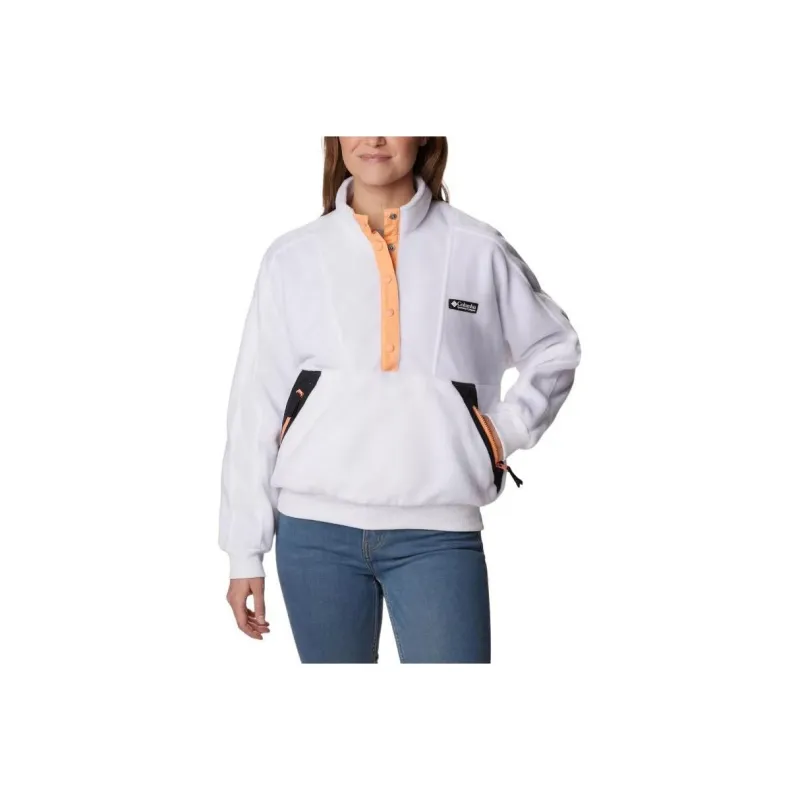 Columbia Wintertrainer Fleece Pullover Sweatshirt Women's White-0