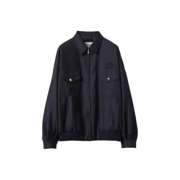 MIU MIU Batavia Wool Bomber Jacket